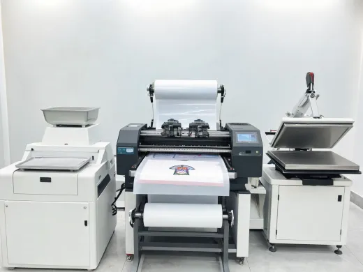 DTF printer film output station