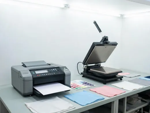 Sublimation printer preparing textile transfer media