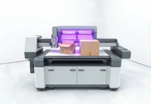 UV printer producing packaging prototypes