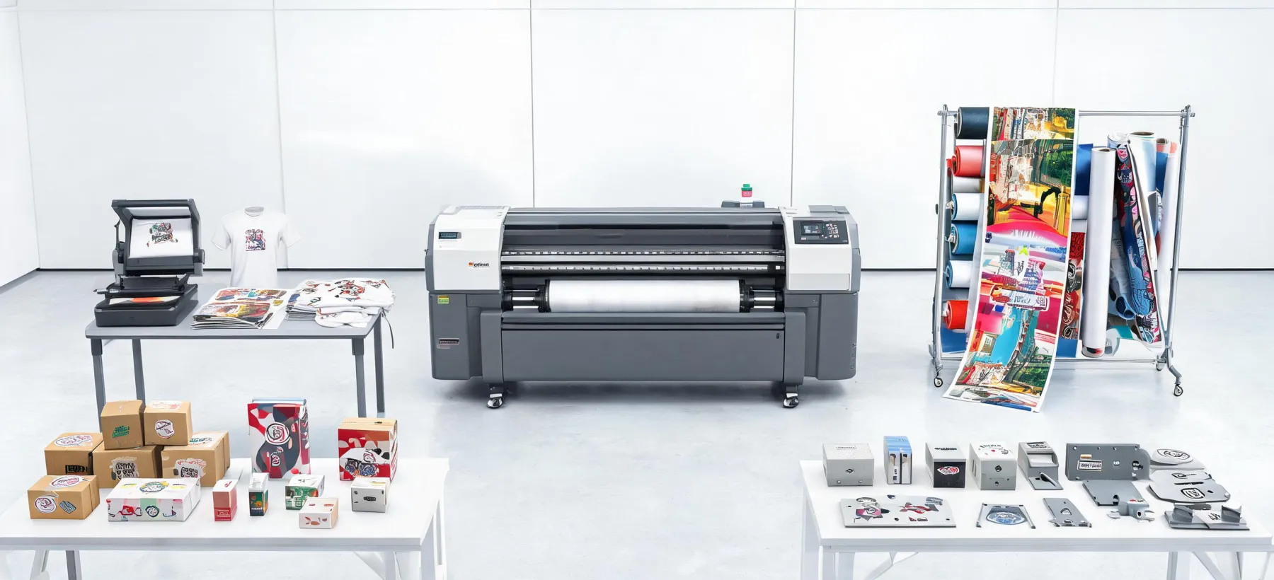 Mutoh printer applications across apparel signage packaging and industrial parts